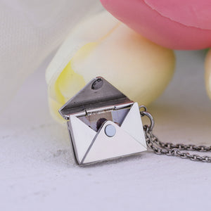 Custom Love Envelope Necklace With Your Precious Photo