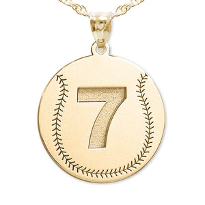 Personalized Baseball Champion Name Necklace