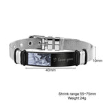 Load image into Gallery viewer, Custom Stainless Steel Photo Strap Bracelet
